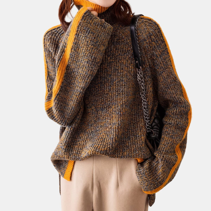 Olive Yellow Trim Jumper