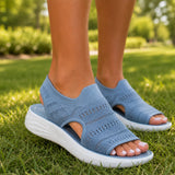 Soleva | Knit Platform Comfort Sandals