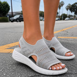 Soleva | Knit Platform Comfort Sandals
