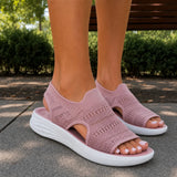 Soleva | Knit Platform Comfort Sandals