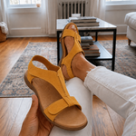 Delphine | Dual-Strap Adjustable Slingback Sandals