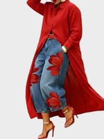 Daniella | Linen Dress and Floral Denim Set