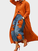 Daniella | Linen Dress and Floral Denim Set