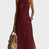 Jemma | Linen Midi Dress