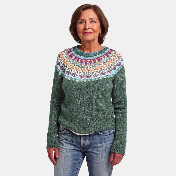 Pastel Green Nordic Jumper