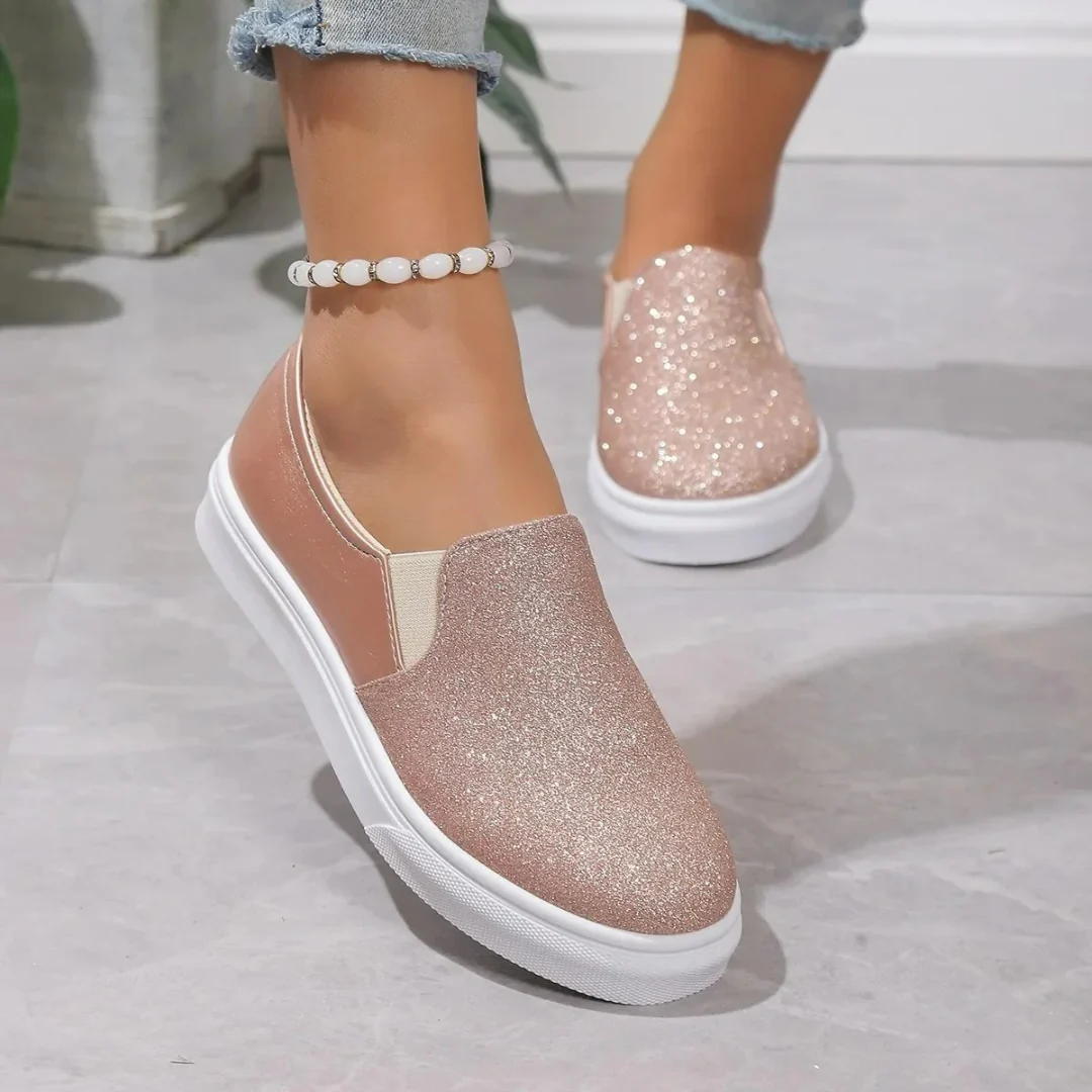 Sienna Orthopedic Comfort Slip-Ons Pink, photo studio