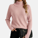 Camel High-Neck Jumper