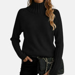 Camel High-Neck Jumper