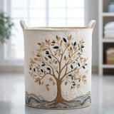 Quilted Laundry Basket - Golden Tree