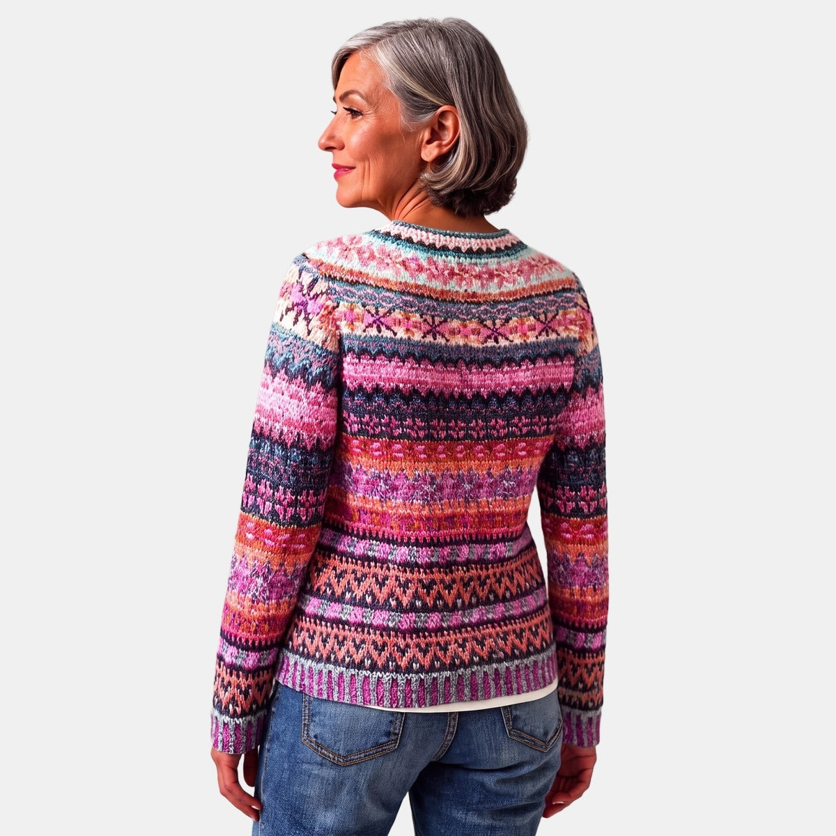 Raspberry Nordic Jumper