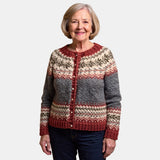Red Earth Nordic Cardigan