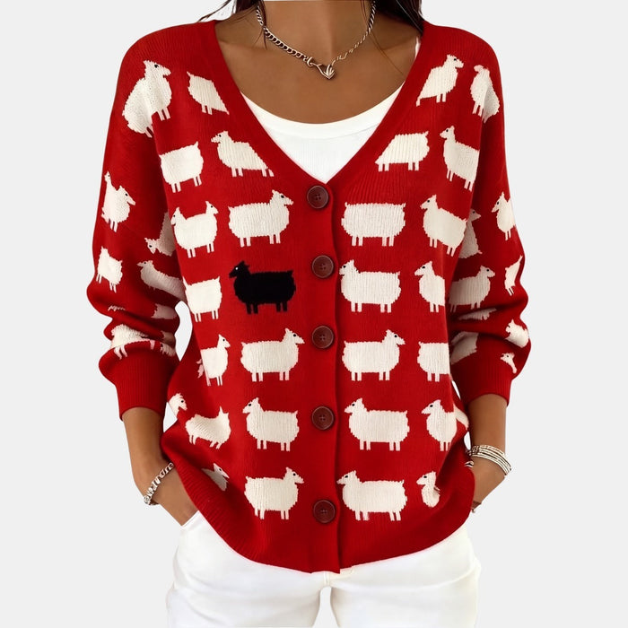 Red Sheep Cardigan