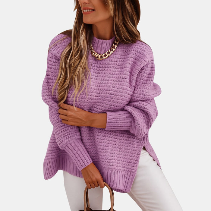Ribbed Cashmere-Feel Jumper