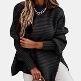 Ribbed Cashmere-Feel Jumper