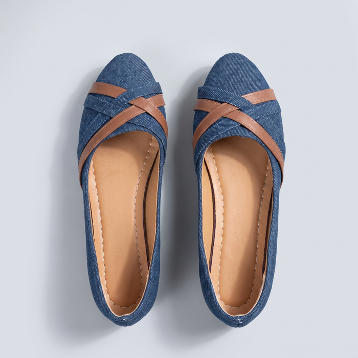 Roos | Orthopaedic Slip-On Flats with Crossover Straps