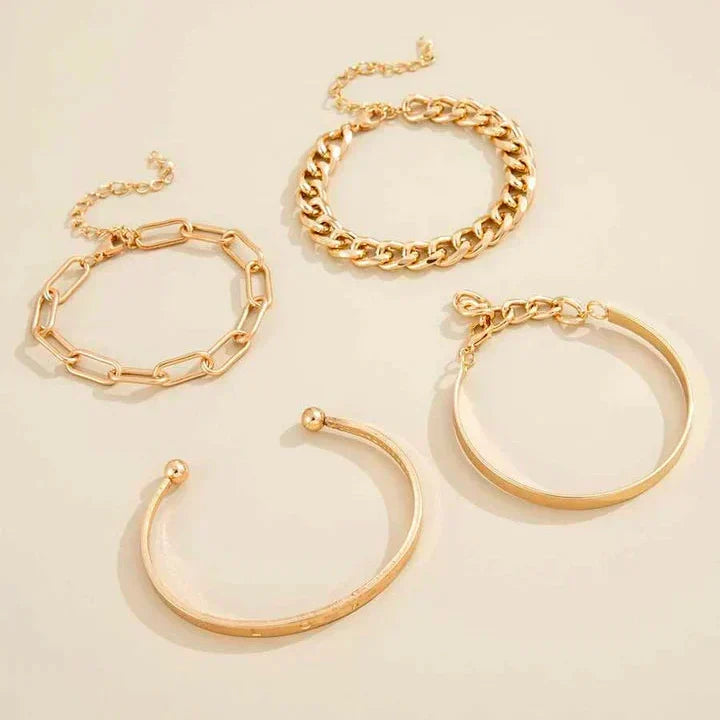 Alannah | Gold Cuban Bracelet