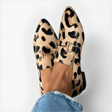 Sage | Pointed-Toe Loafers with a Horsebit Detail