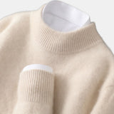 Sand High-Neck Jumper
