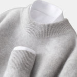Sand High-Neck Jumper