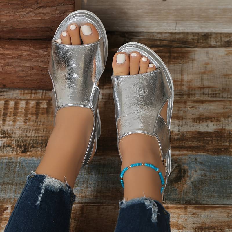Meadow | Women's Stylish Metallic Sandals
