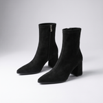 Sienna | Block-Heel Ankle Boots with a Side Zip