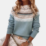 Sky Blue Nordic Jumper