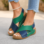 Solenna | Cushioned Orthopaedic Wedge Sandals