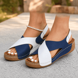 Solenna | Cushioned Orthopaedic Wedge Sandals