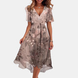 Sophie | Elegant Asymmetric Hem Summer Dress