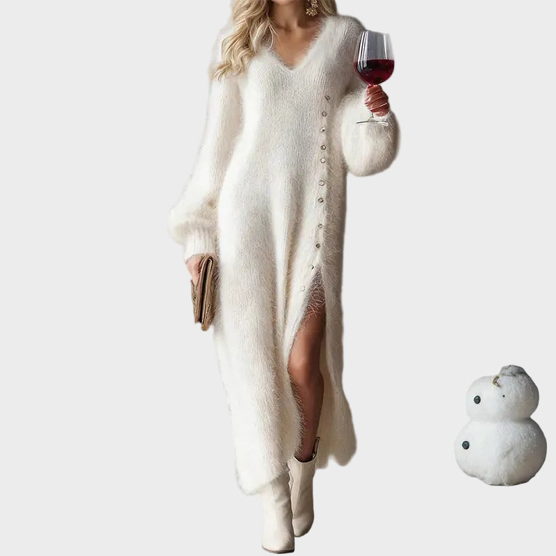 Brielle | Lazy Holiday Dress White, photo studio