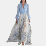 Suzanne | Maxi Dress with Floral Skirt