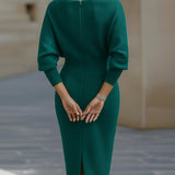 Marian | Cowl-Neck Cocktail Dress