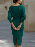 Marian | Cowl-Neck Cocktail Dress