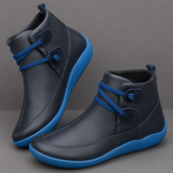 Tiana | Ankle Boots with Wrap Laces and a Curved Sole