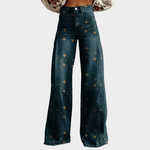 Vintage Boho Wide-Leg Trousers