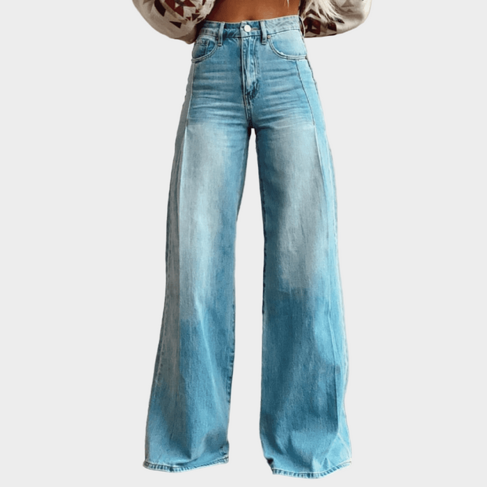 Vintage Boho Wide-Leg Trousers