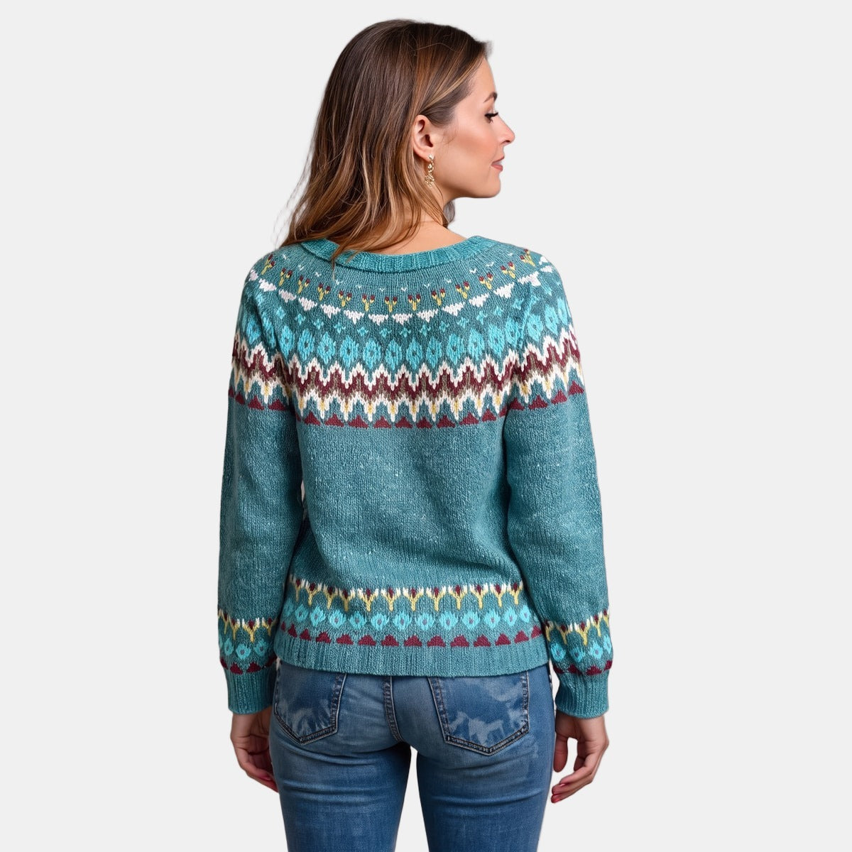 Turquoise Nordic Jumper