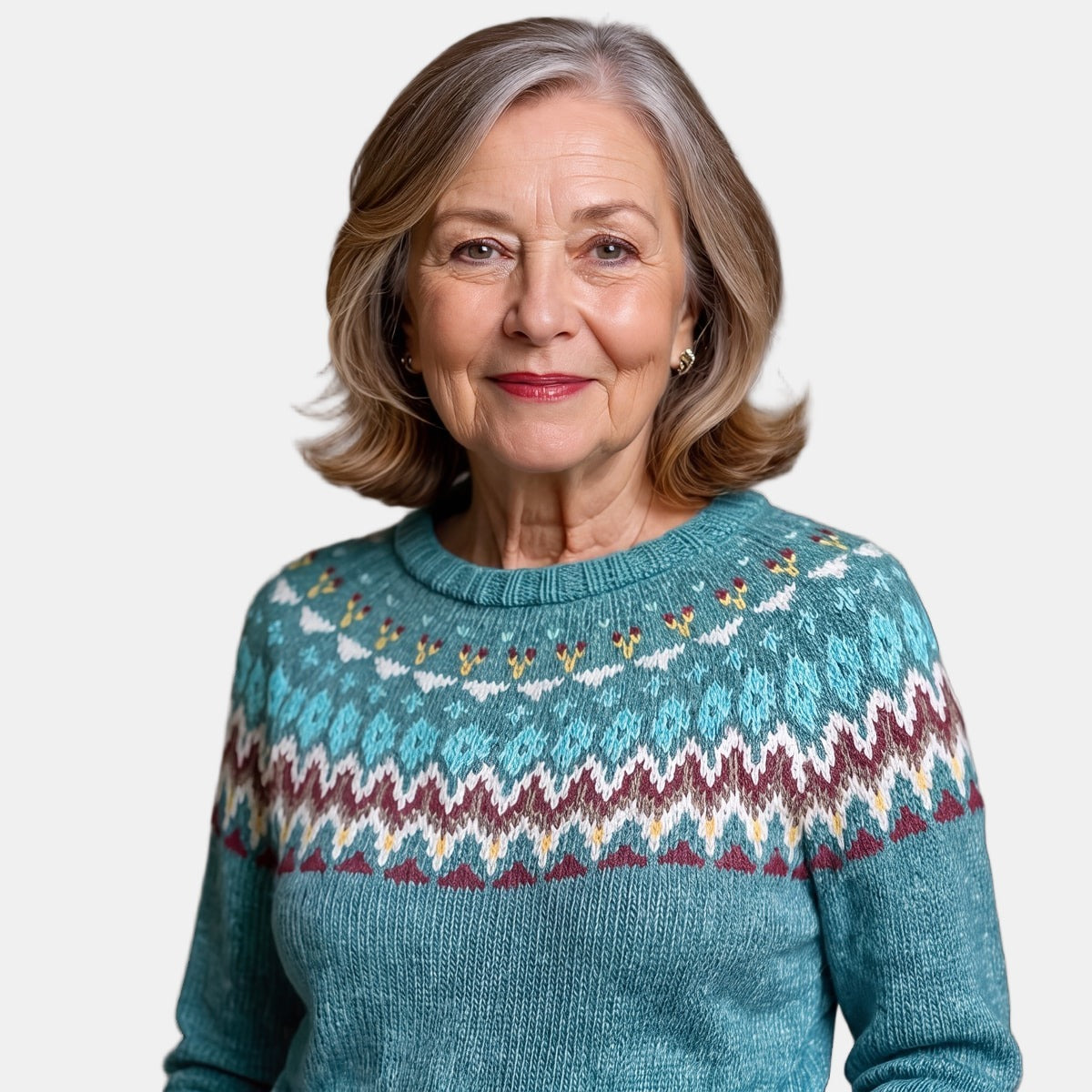Turquoise Nordic Jumper