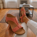 Delphine | Dual-Strap Adjustable Slingback Sandals