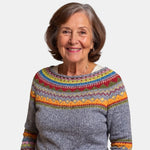 Warm Stripe Nordic Jumper