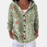 White Forest Hooded Cardigan