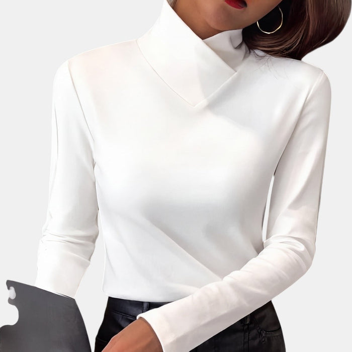 White High-Neck Base Layer