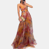 Willow | Floral Print Maxi Dress