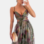 Willow | Floral Print Maxi Dress