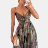 Willow | Floral Print Maxi Dress