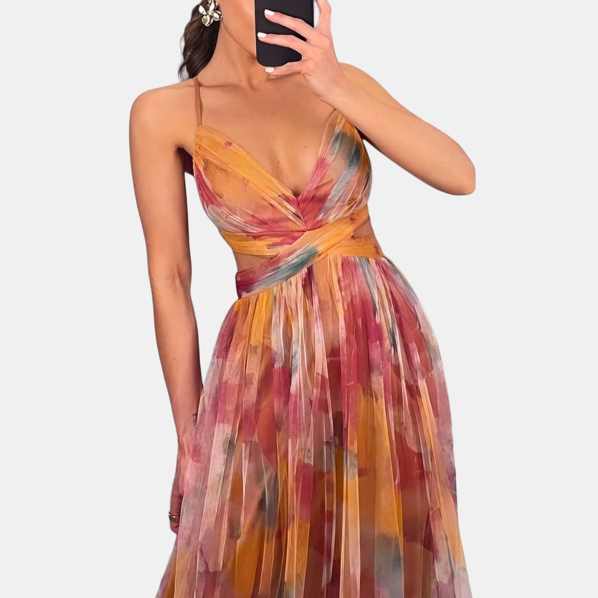 Willow | Floral Print Maxi Dress