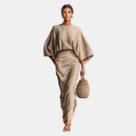 Willow | Two-Piece Set with Draped Skirt